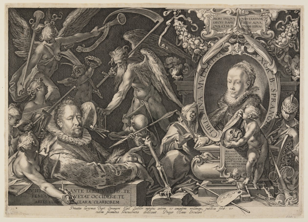 Spranger og hans kone af Aegidius Sadeler II