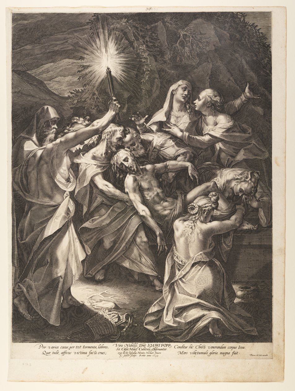 Begravelsen af Aegidius Sadeler II