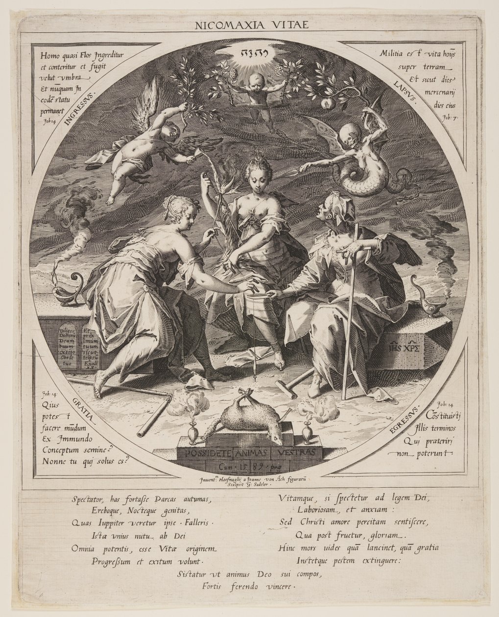 De tre skæbner af Aegidius Sadeler II