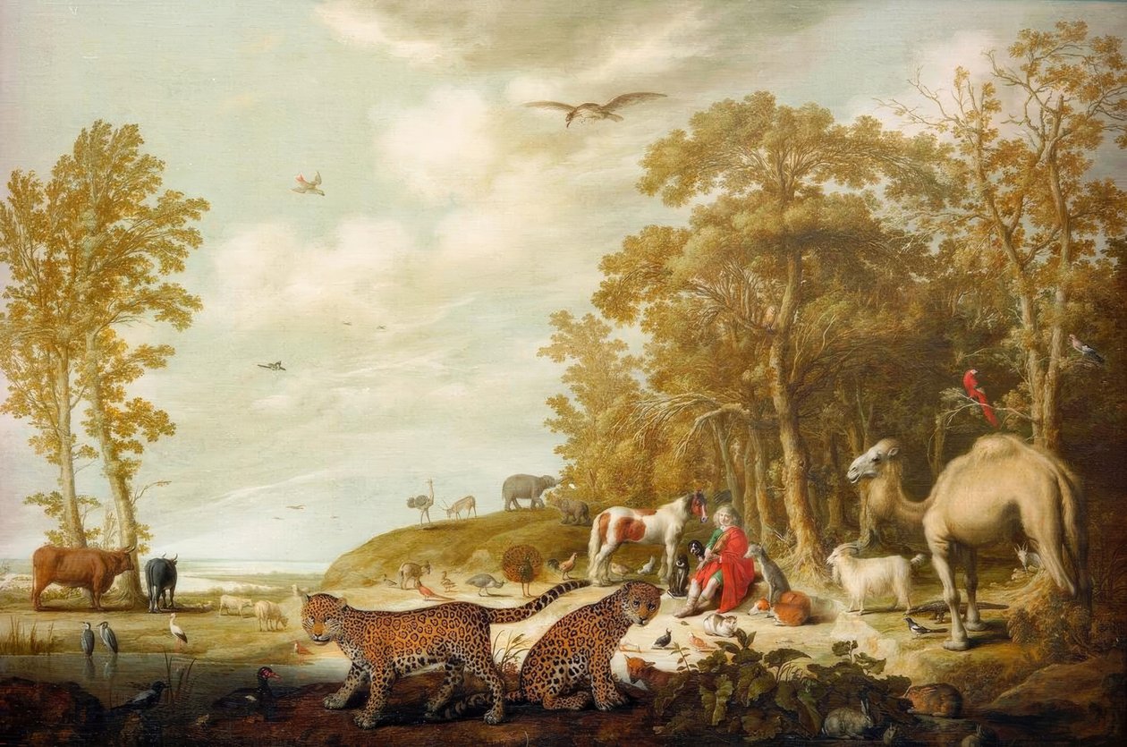 Orpheus med dyr i et landskab af Aelbert Cuyp