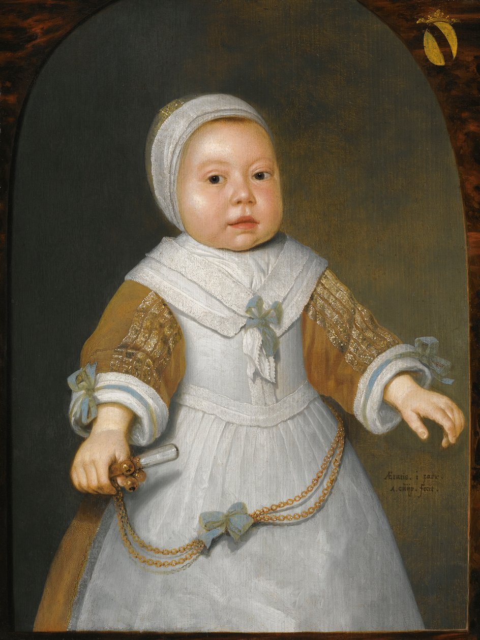 Portræt af en pige fra Van der Burch -familien af Aelbert Cuyp