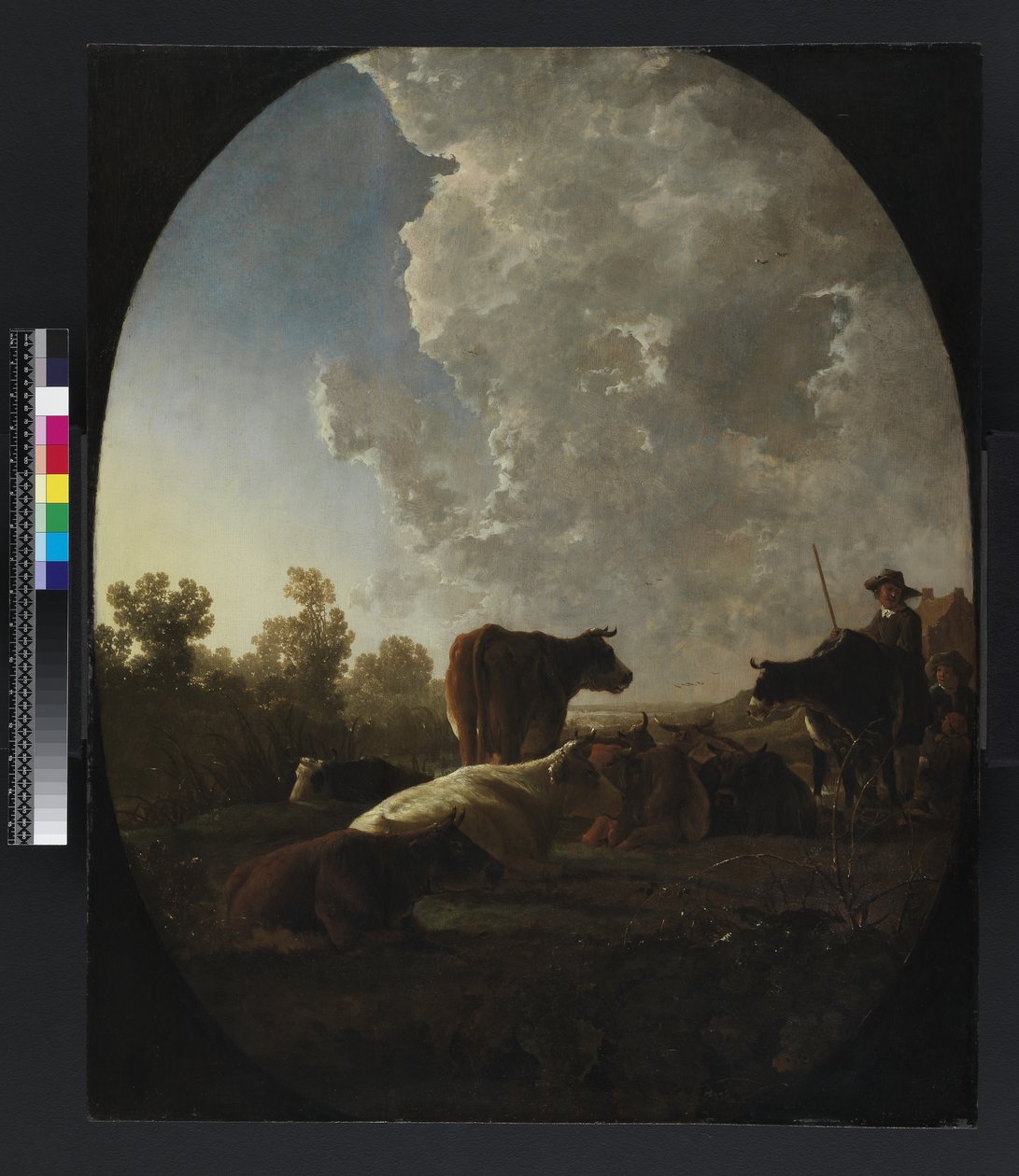 Solnedgang efter regn, ca.1648-52 af Aelbert Cuyp