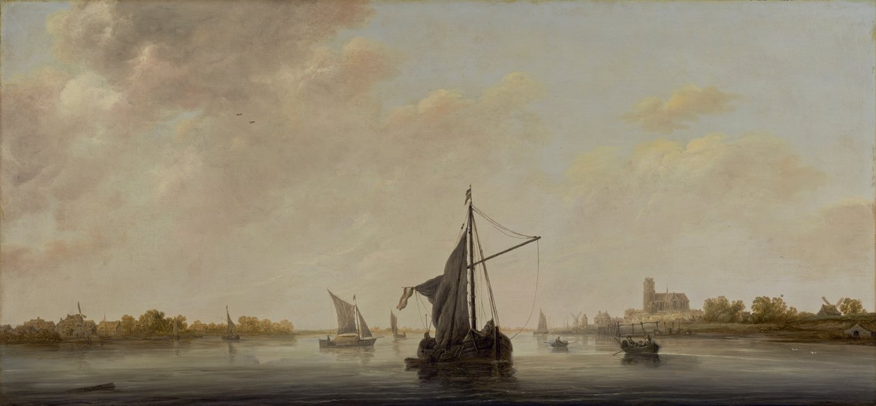 Udsigt over Maas ved Dordrecht, ca. 1645-46 af Aelbert Cuyp