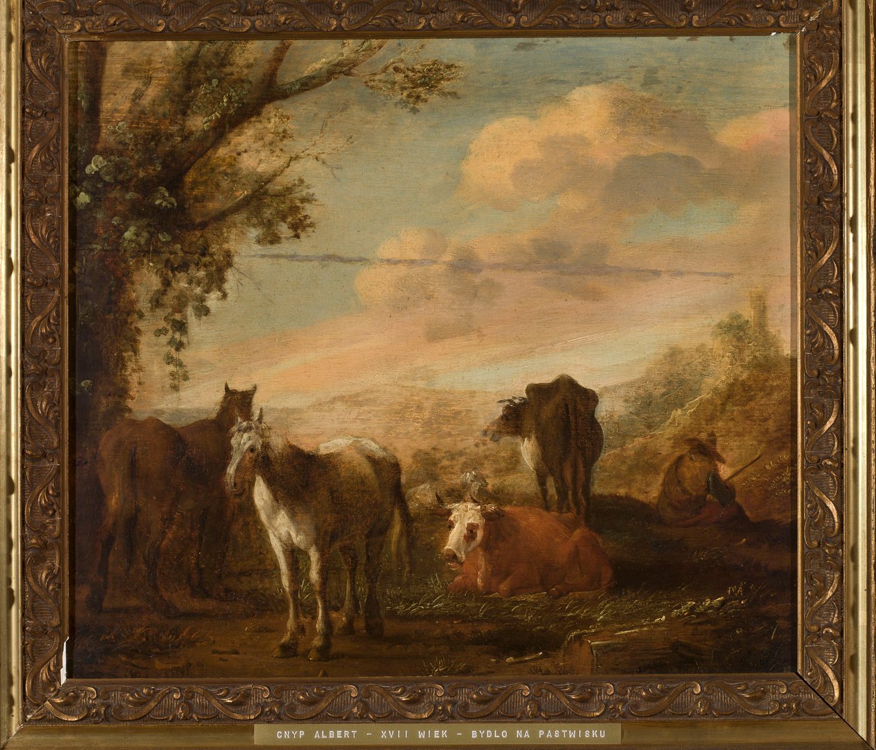 Kvæg på græs af Aelbert Cuyp