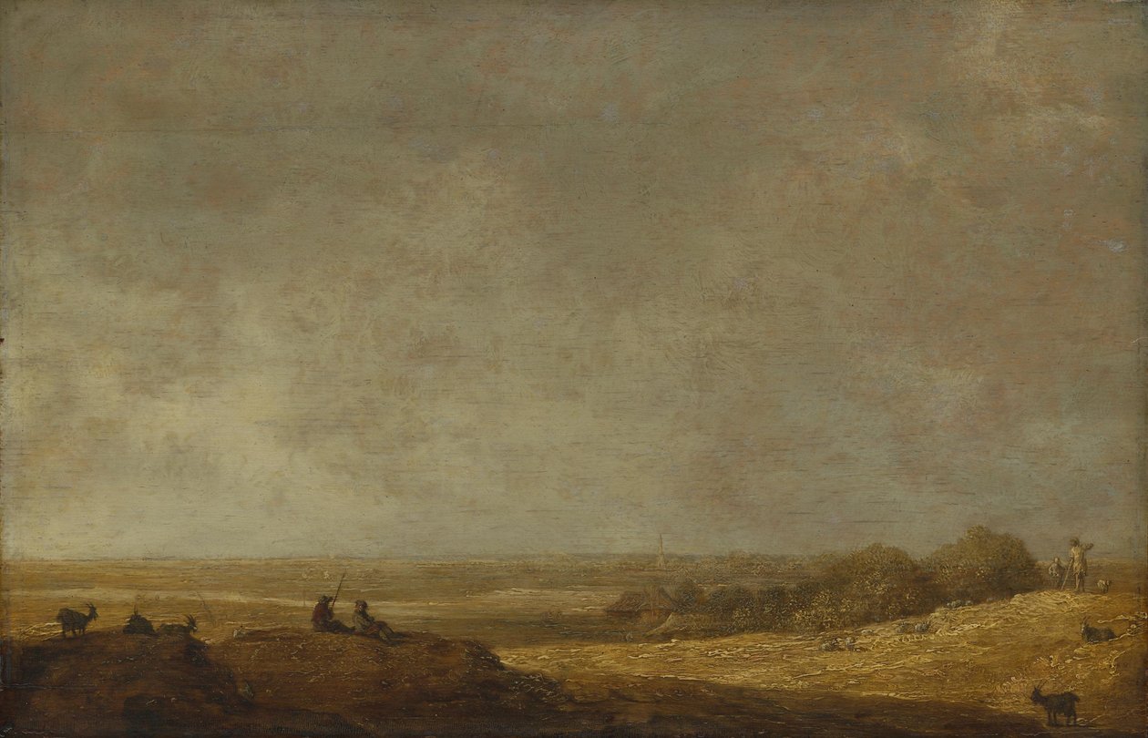 Fladt landskab af Aelbert Cuyp
