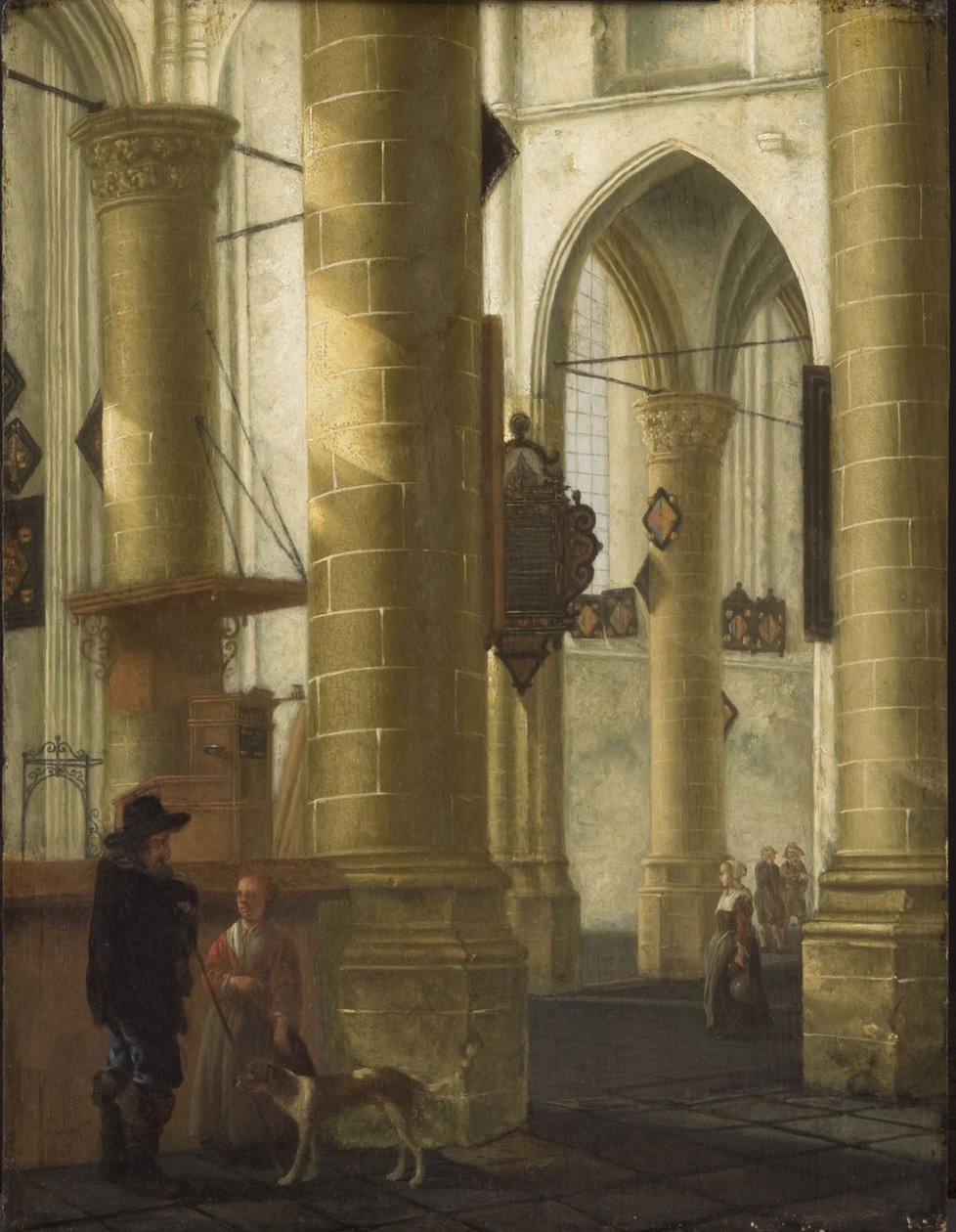 Interiør af Grote Kerk, Dordrecht af Aelbert Cuyp