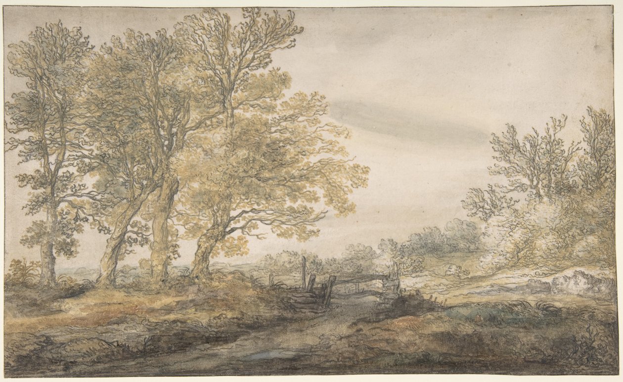Landskab med træer af Aelbert Cuyp