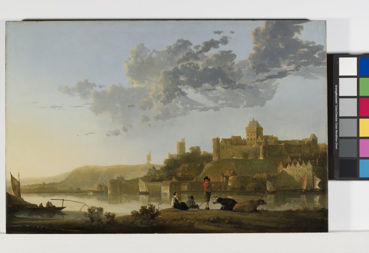 Valkhof i Nijmegen, ca. 1652-1654 (olie på træ) af Aelbert Cuyp