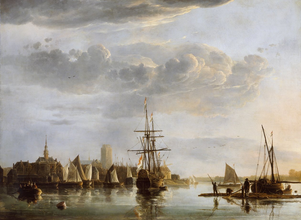 Udsigt over Dordrecht, ca. 1652-53 (olie på lærred) af Aelbert Cuyp