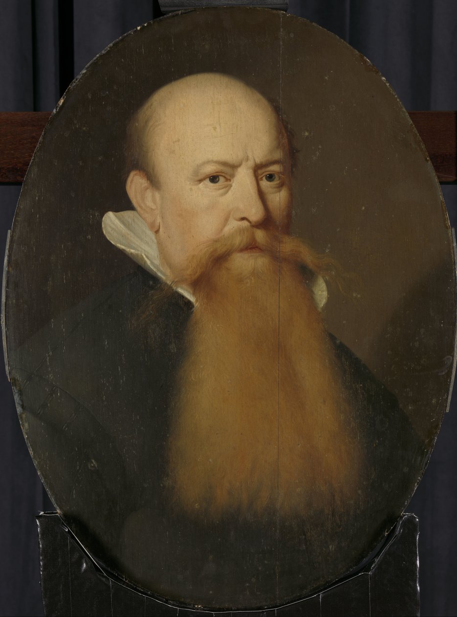 Portræt af en mand af Aelbert Jansz. van der Schoor