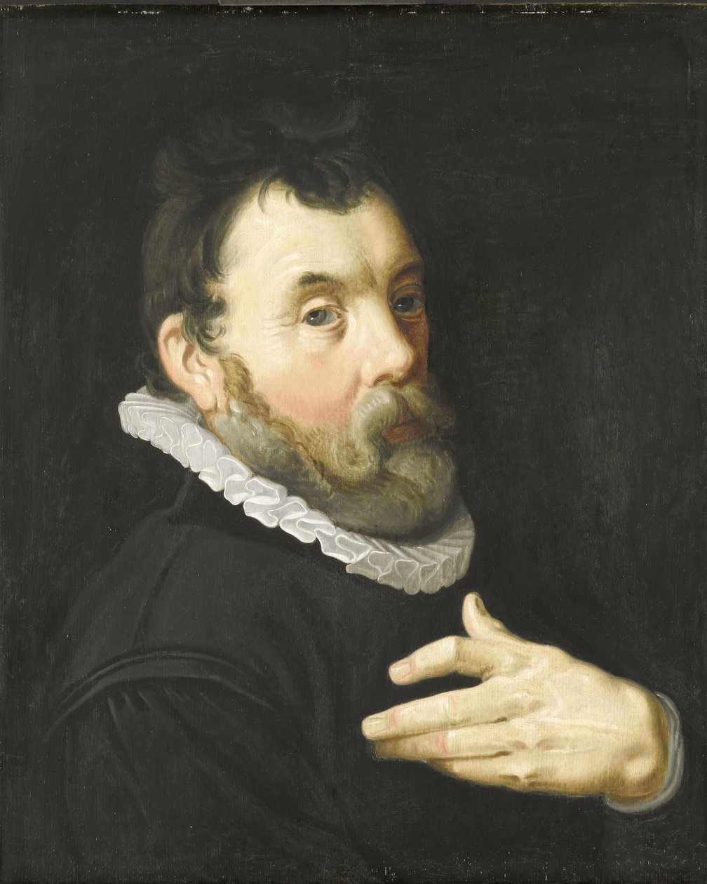 Portræt af en mand af Aert Pietersz. (copy after)