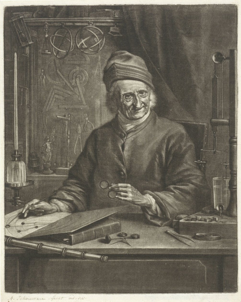 Portræt One Arnold Marcel af Aert Schouman