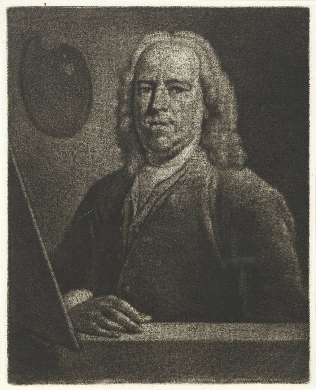 Portræt af Gerard Hoet af Aert Schouman