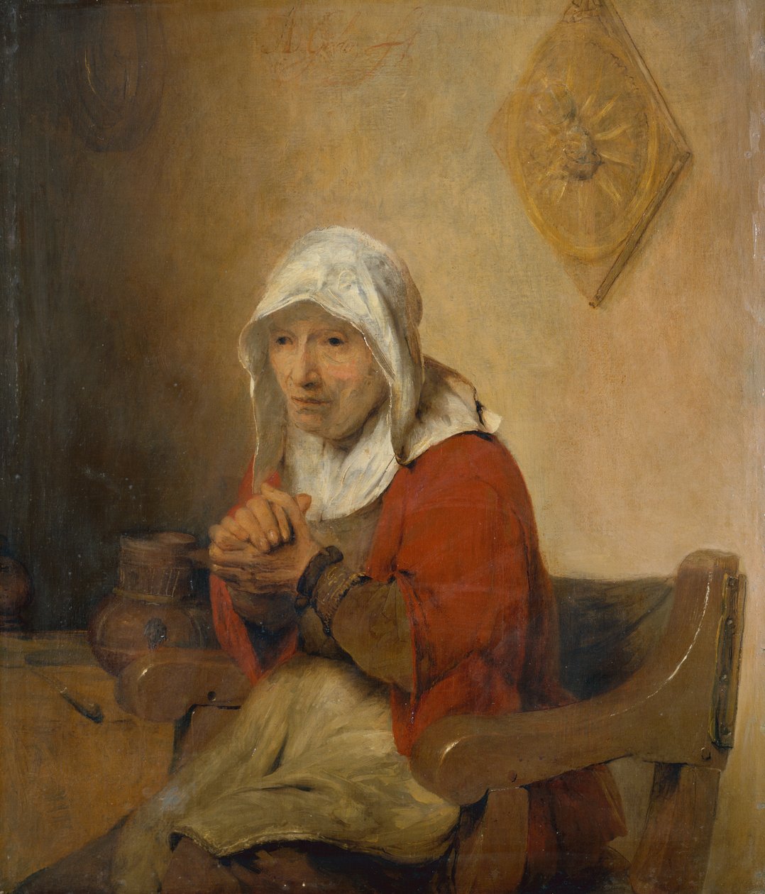 Grace Before Meat (olie på lærred) af Aernt de Gelder