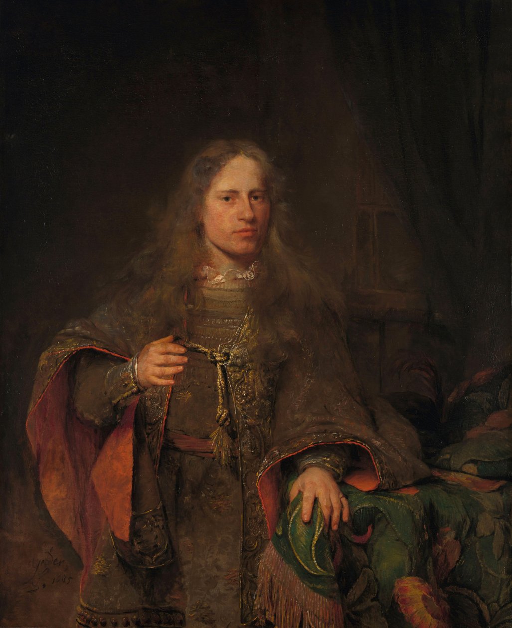 Portræt af Ernest de Beveren (1660-1722), Lord of West-IJsselmonde og De Lindt af Aernt de Gelder