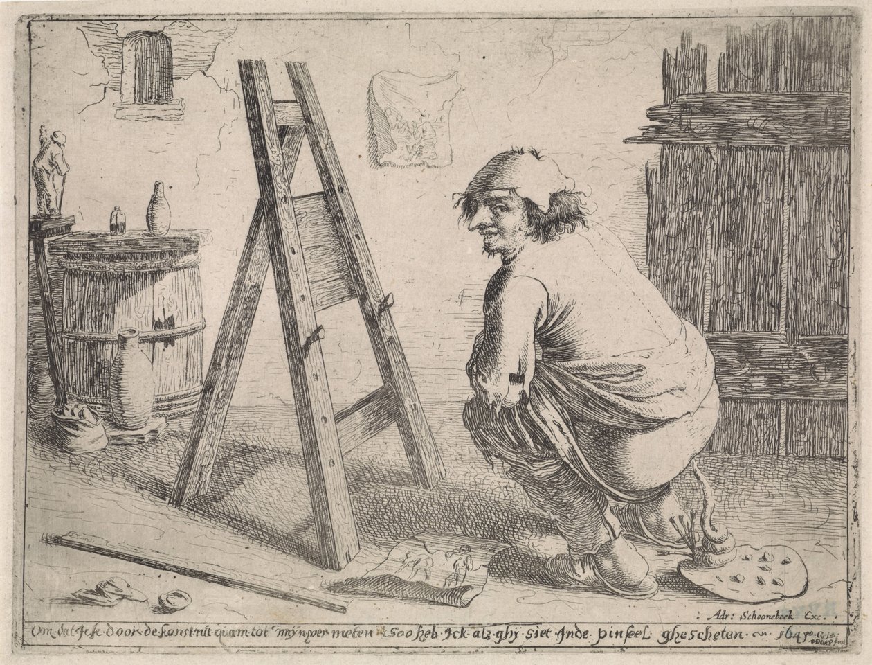 Den skide kunstner af Aert van Waes