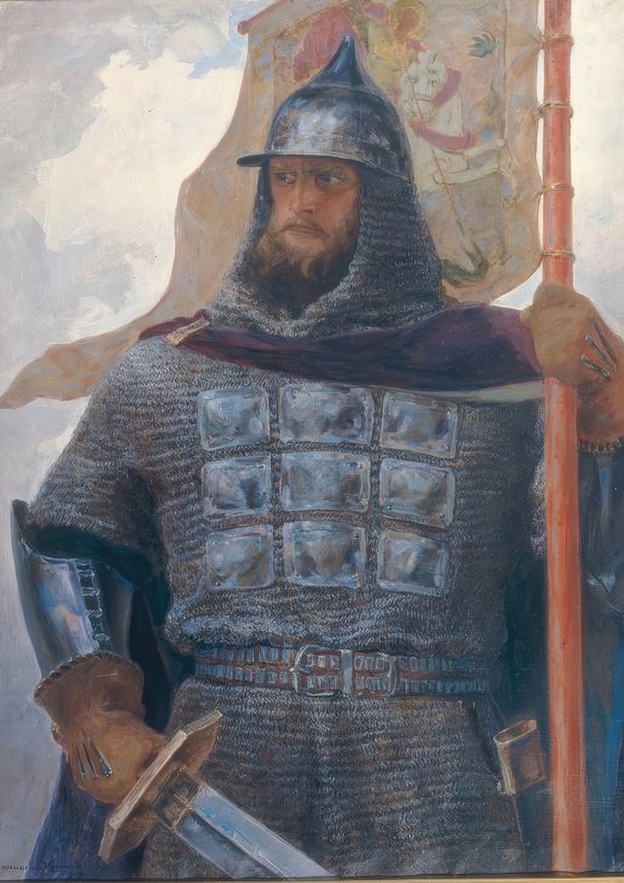 Alexander Newskij af Afanasij Kulikow