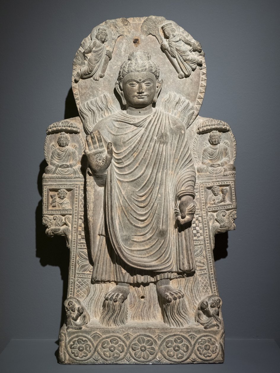 Buddha med det store mirakel af Afghan School