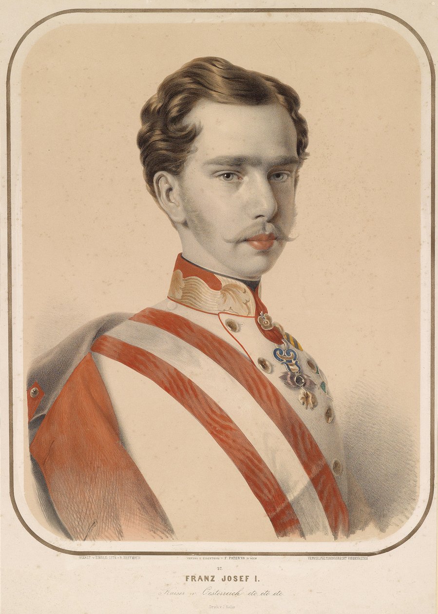 Kaiser Franz Joseph af After Anton Einsle