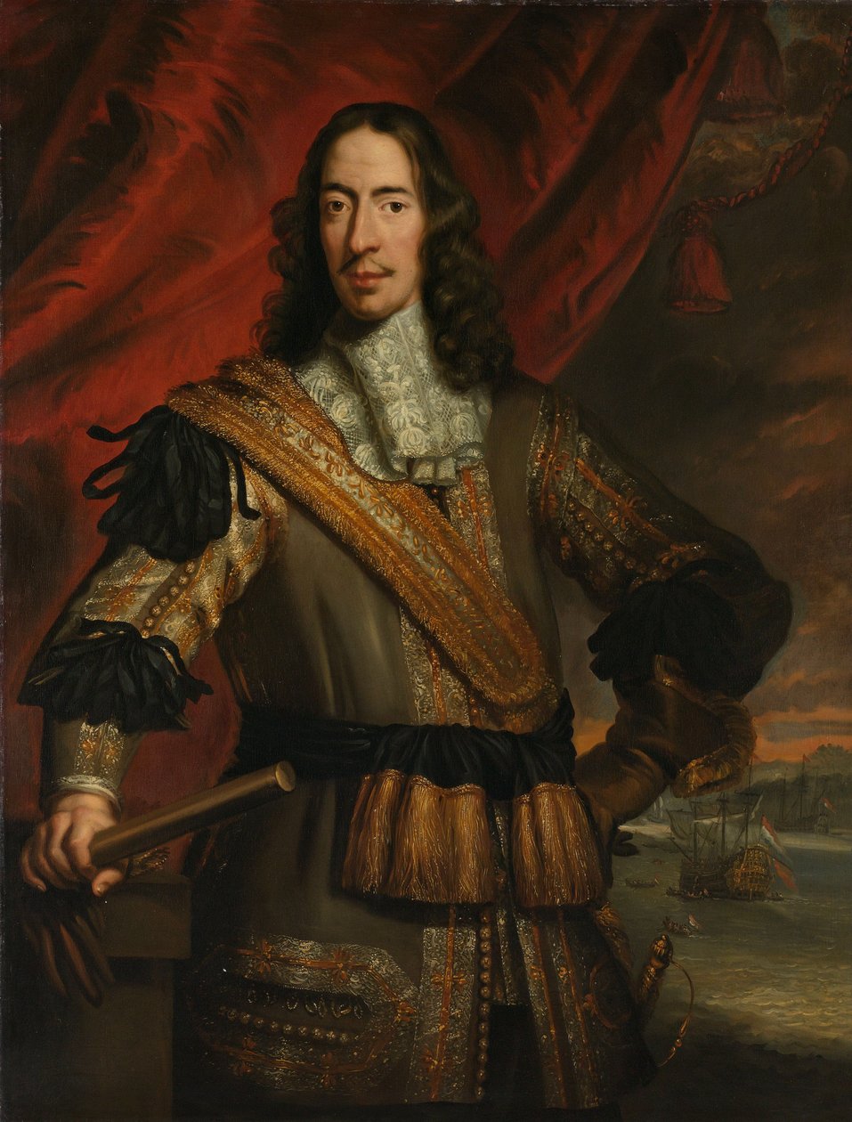 Portræt af Cornelis de Witt af Jan de Baen