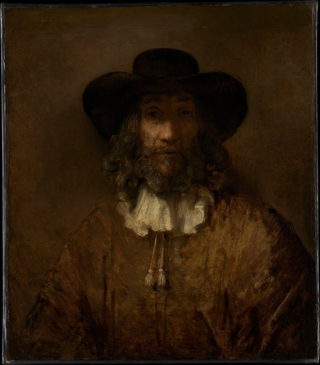 Mand med skæg af after Rembrandt van Rijn