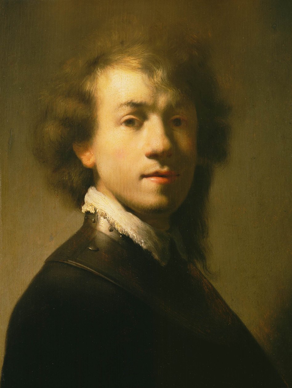 Portræt af Rembrandt med en Gorget af after Rembrandt van Rijn
