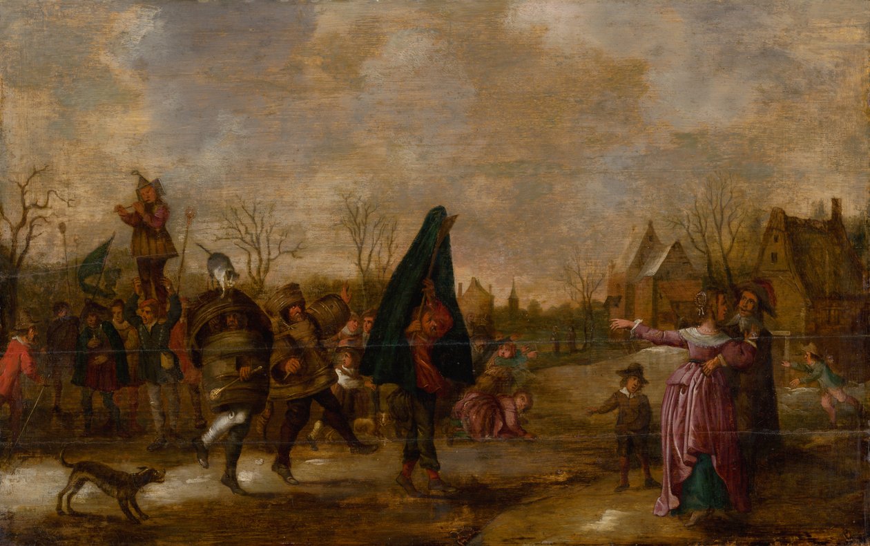 Karnevalsproces af After Adriaen van de Venne