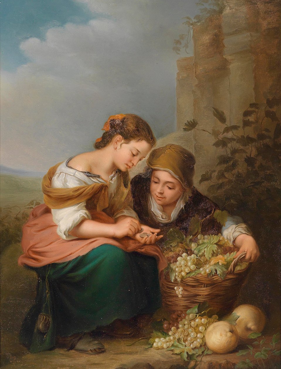 Den lille frugtsælger af after Bartolome Esteban Murillo