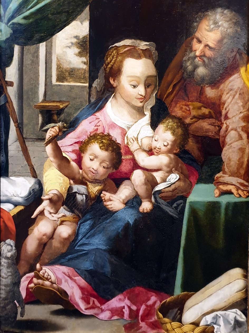 Kattens madonna af after Federico Barocci