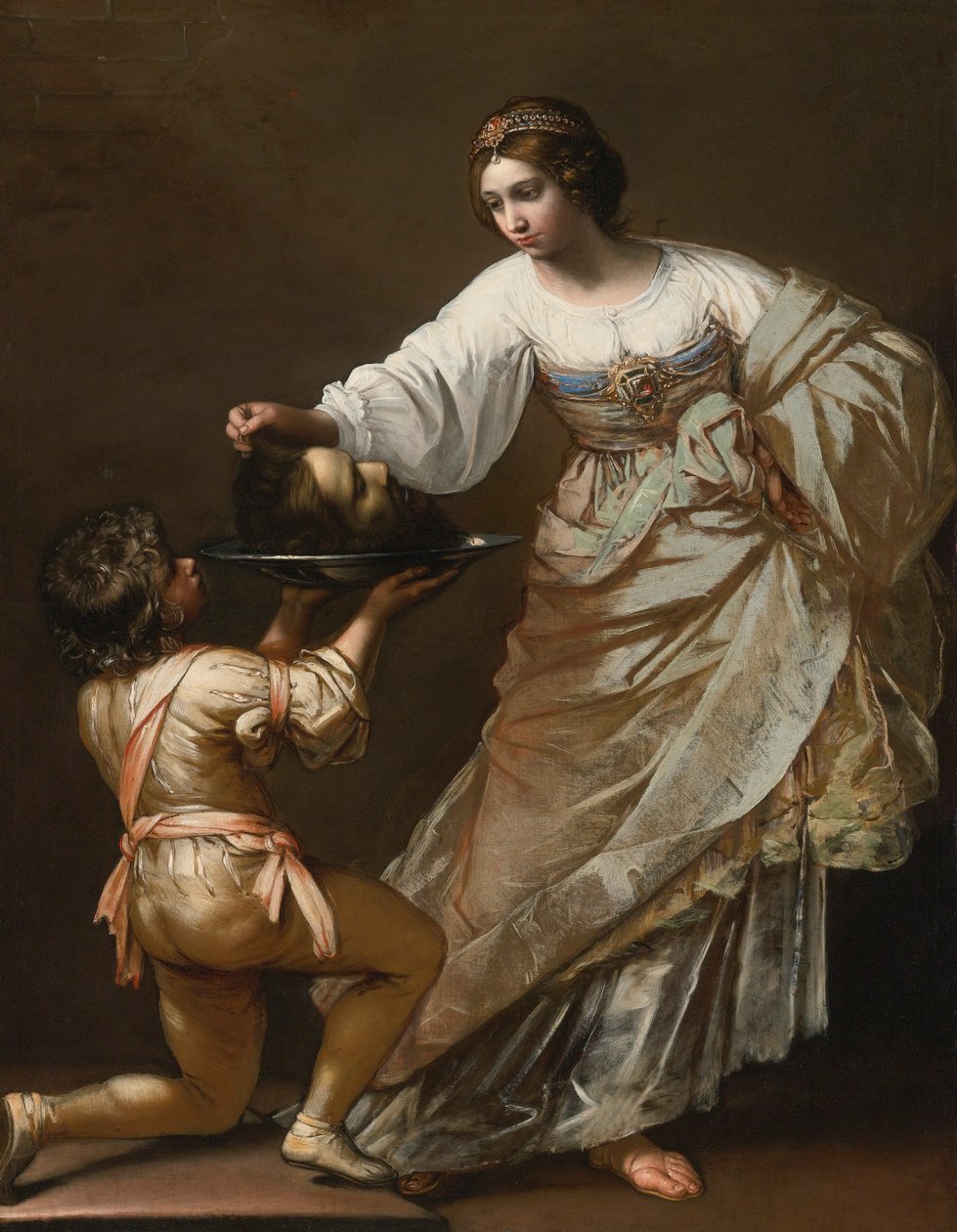 Salome med Johannes Døberens hoved af after Guido Reni