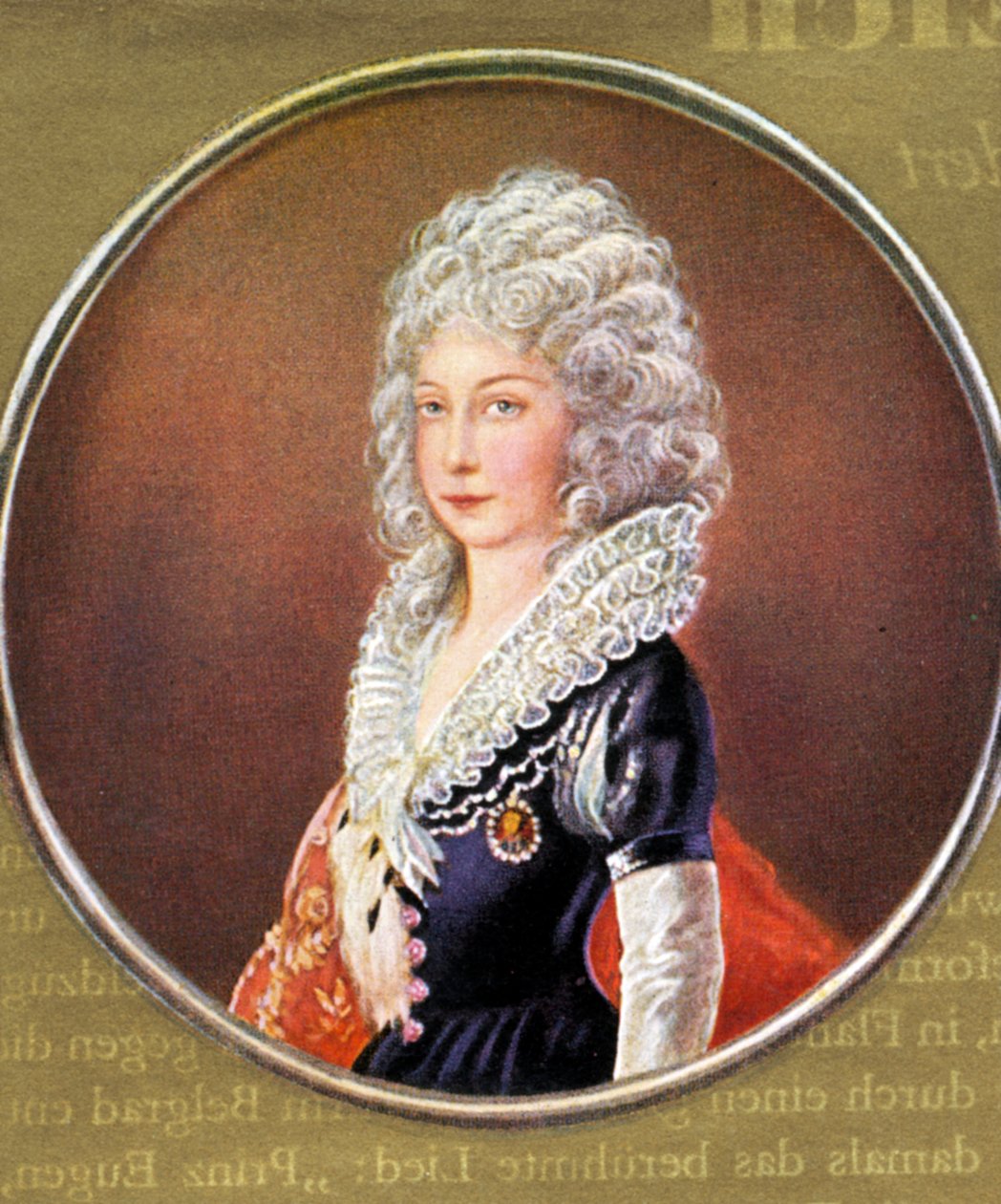 Maria Theresa Portræt af af After Heinrich Füger