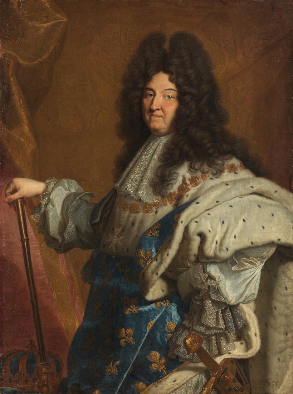 Tysk: Portræt af Louis XIV, konge af Frankrig Portræt af Louis XIV, konge af Frankrig af After Hyacinthe Rigaud
