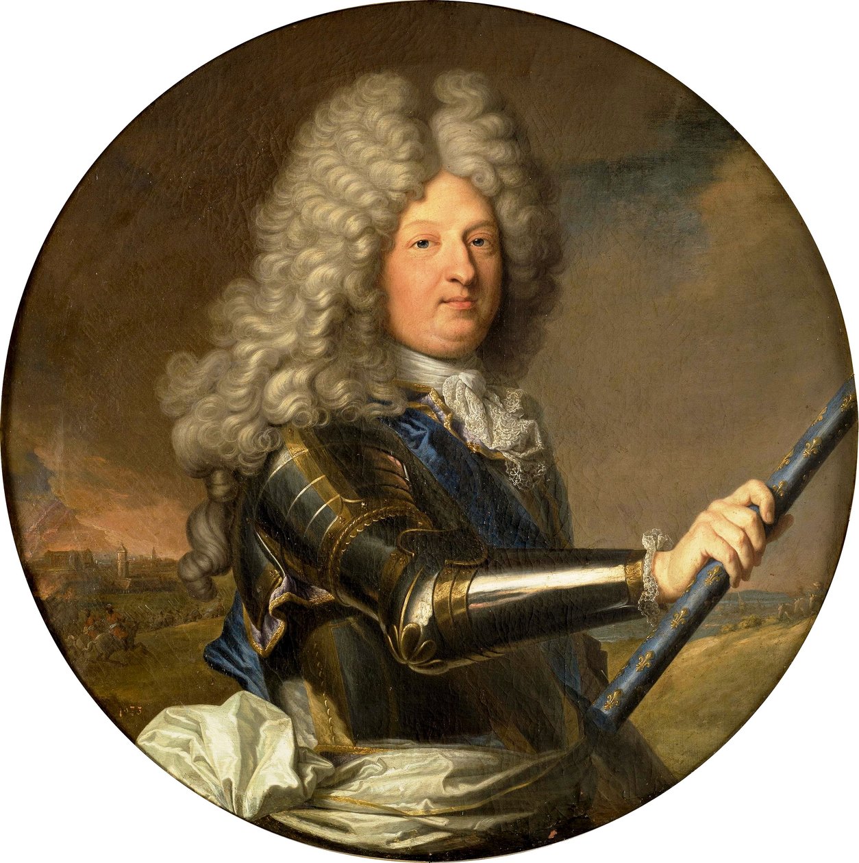 Spansk:  Luis de Francia el Gran Delfín Portræt af Louis af Frankrig, Grand Dauphin af After Hyacinthe Rigaud