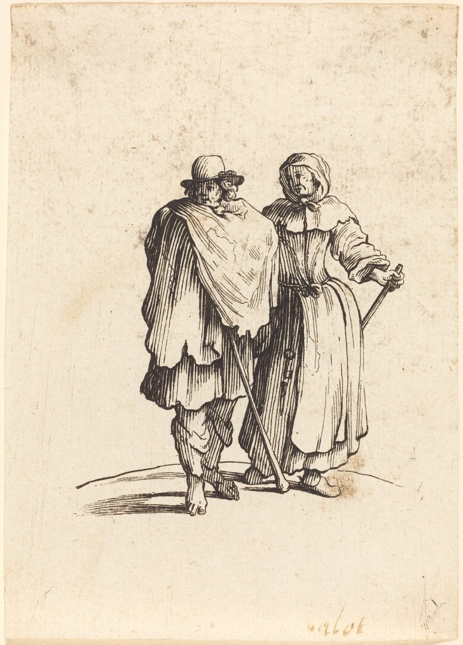 Tiggerpar af After Jacques Callot