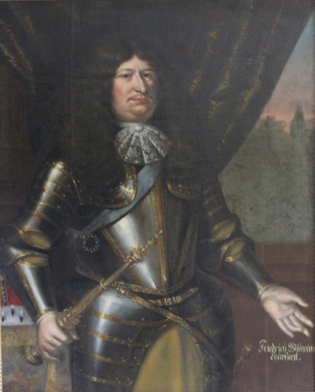 Portræt af Frederik Vilhelm af Brandenburg af After Jan de Baen
