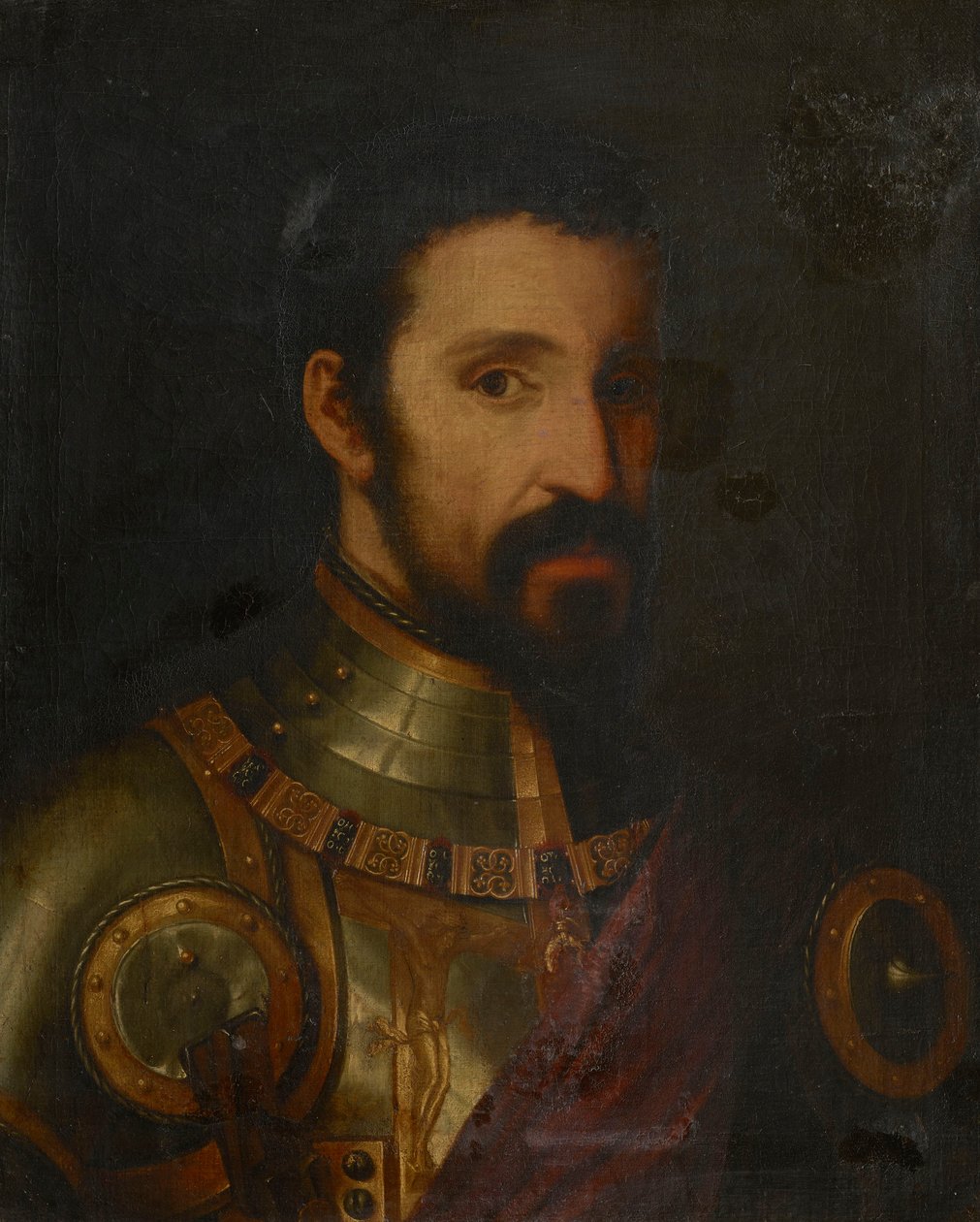 Don Fernando Alvarez de Toledo, hertug af Alba (1507-1582) af after Titian