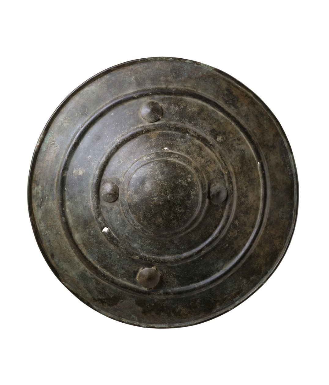 Wittenham Shield, fra Long Wittenham, Oxfordshire, sen bronzealder, ca. 1200 f.Kr. (bronze) af Age Bronze