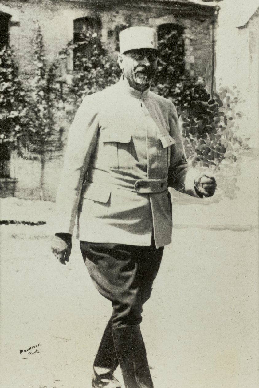 Portræt af general Joseph Micheler (foto) af Agence Meurisse