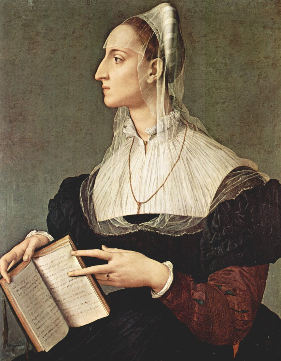 Laura Battiferri af Agnolo Bronzino