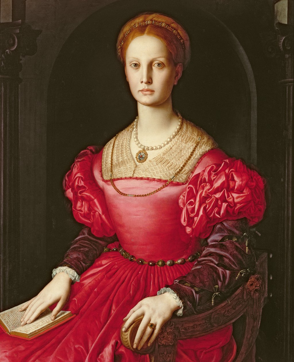 Lucrezia Panciatichi, ca. 1540 af Agnolo Bronzino