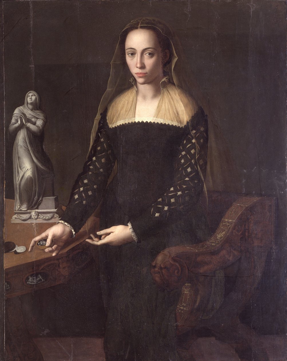 Portræt af en gentlewoman, 1559 af Agnolo Bronzino
