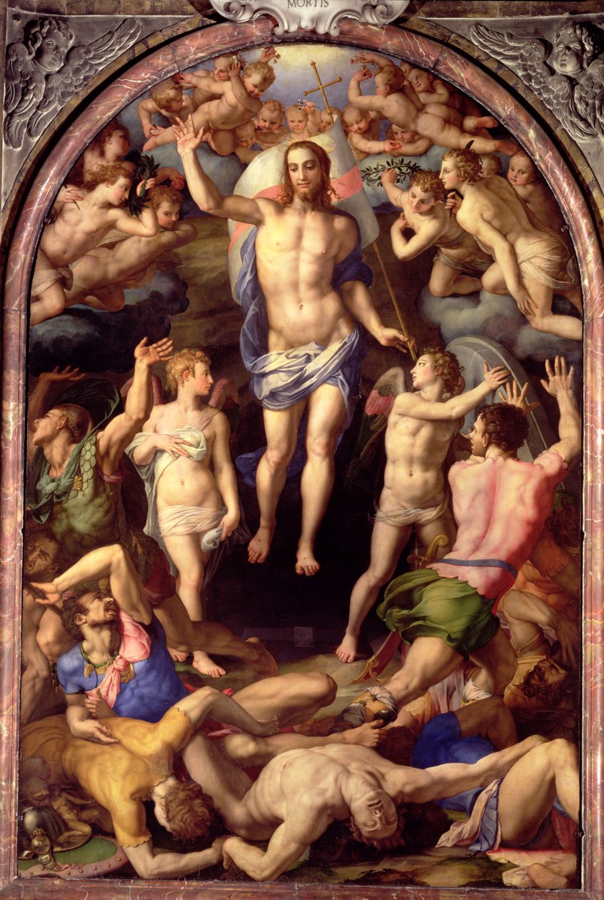 Opstandelsen, 1550 af Agnolo Bronzino