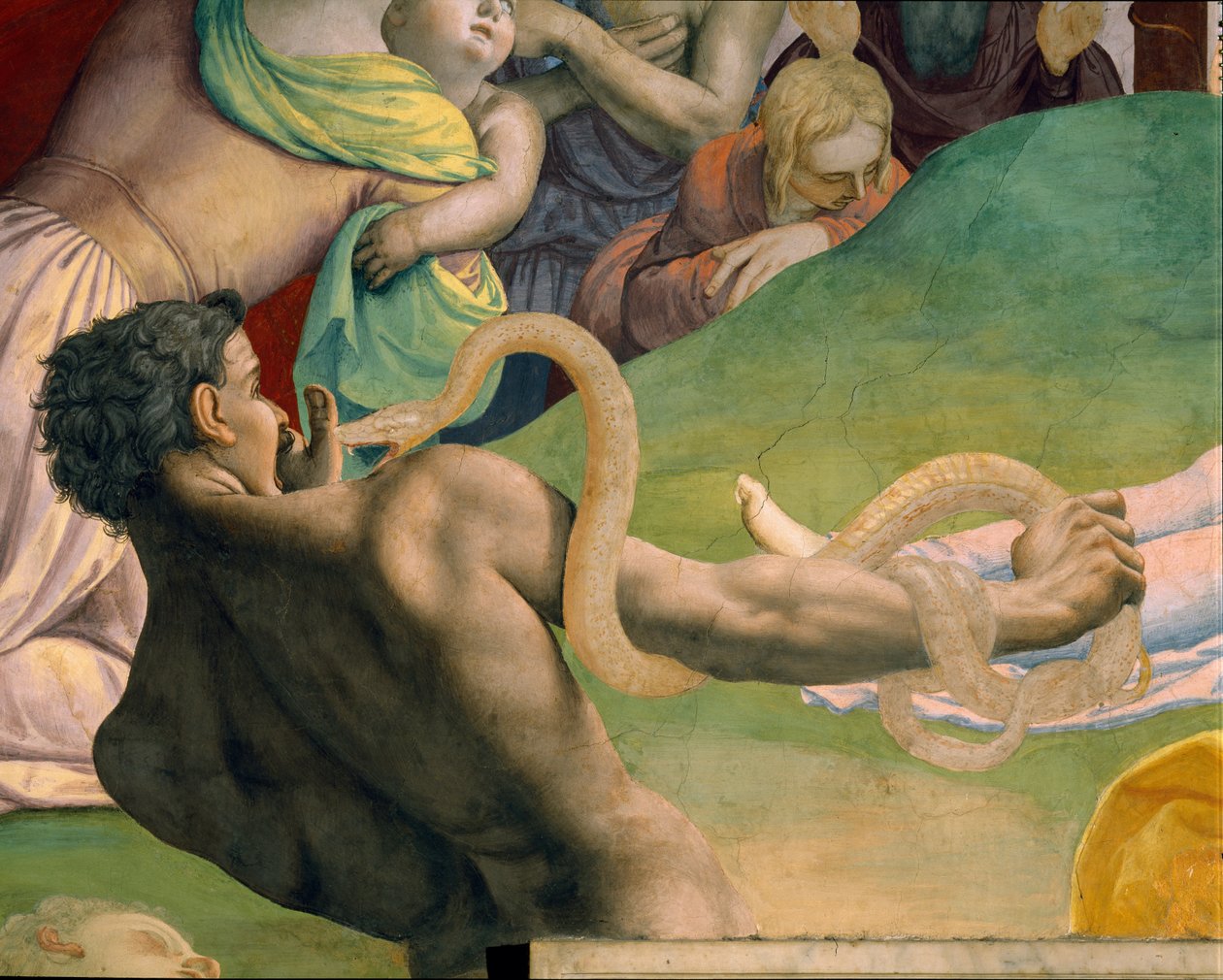 Tilbedelse af bronzeslangen af Agnolo Bronzino