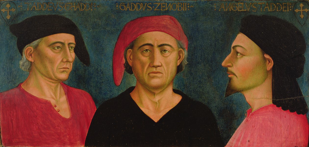 De tre Gaddi, Taddeo, Zenobi og Agnolo eller Angelo af Agnolo Gaddi