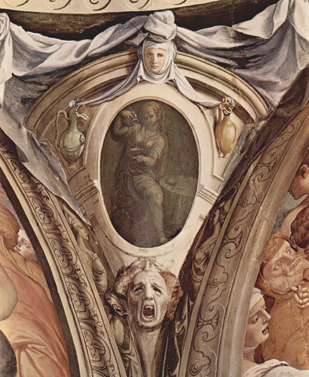 Allegorier over kardinaldyderne. Fresker i Eleonora Da Toledos kapel af Agnolo Bronzino