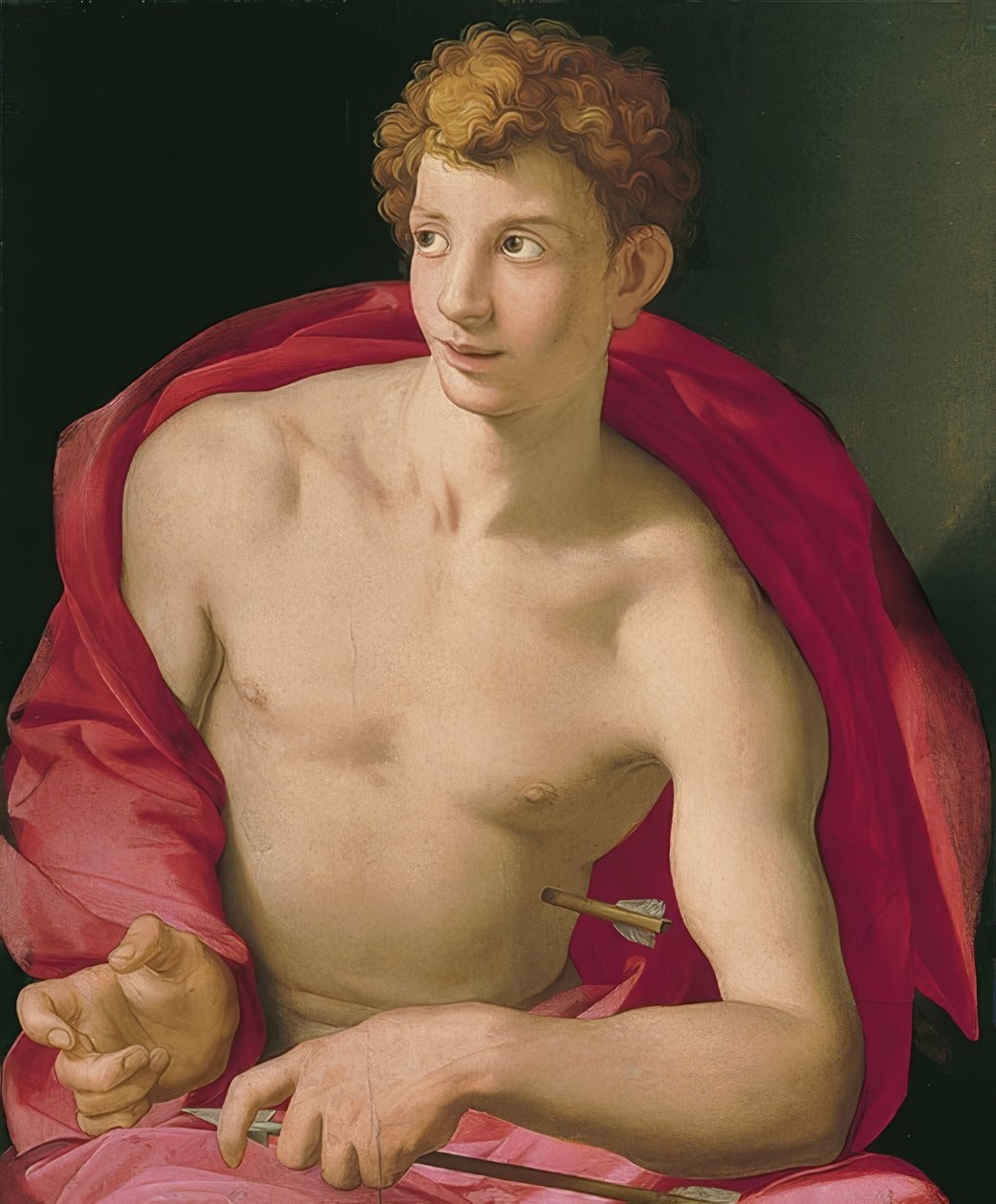 Sankt Sebastian. Omkring 1533 af Agnolo Bronzino