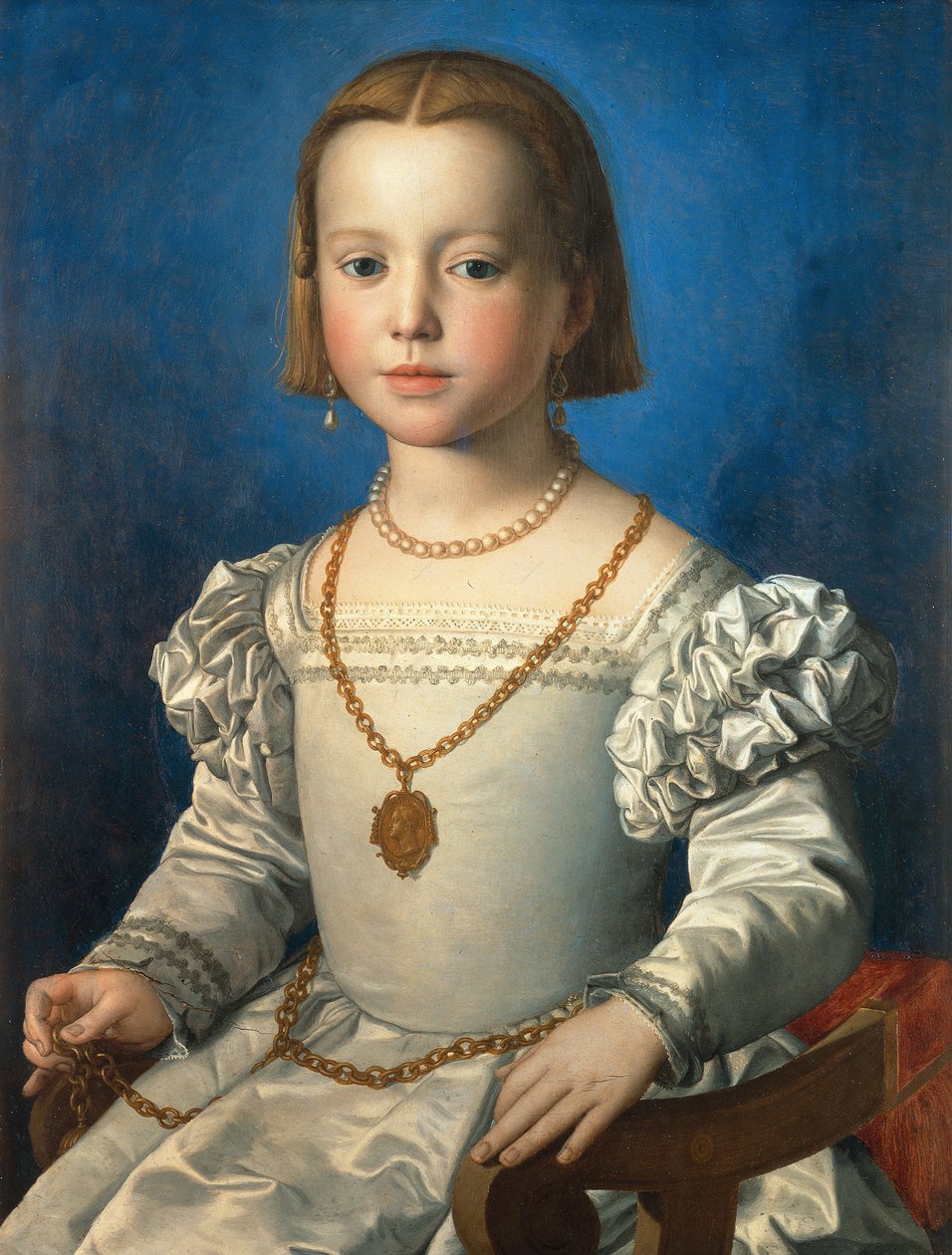 Portræt af Bia de Medici, 1542 af Agnolo Bronzino