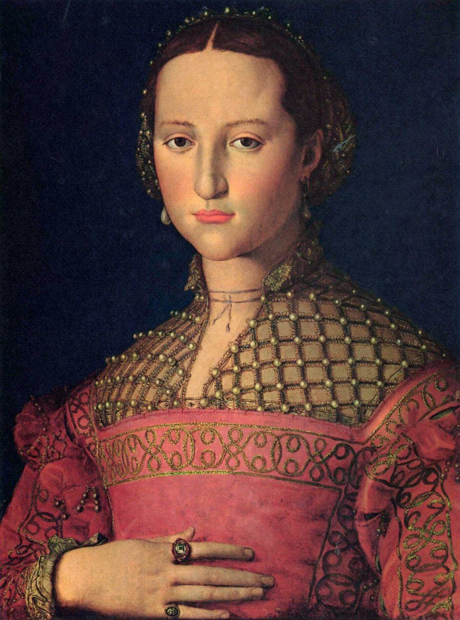 Portræt af Eleanor af Toledo 1522–1562, hustru til storhertug Cosimo I de