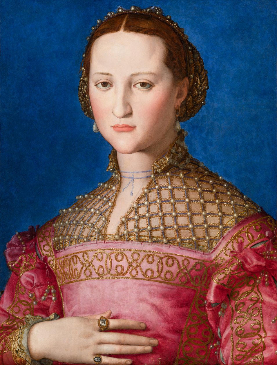 Portræt af Eleanor af Toledo, ca. 1543 af Agnolo Bronzino