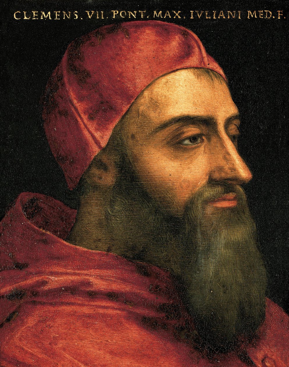Portræt af pave Clemens VII af Agnolo Bronzino